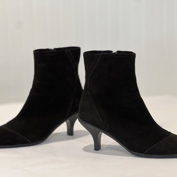 La Canadienne Black Waterproof Suede Women's Boots size 7.5 - Picture 6 of 8